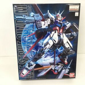 ●KSB123-100【内袋未開封】 MG 機動戦士ガンダムSEED 1/100 GAT-X105 エールストライクガンダム マスターグレードモデルの画像1