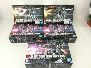 ●KSB273-120【未開封品】バンダイ 1/144 MSN-06S-2 RX-9/C ARX-014S ガンダムNT プラモデル 5点セット