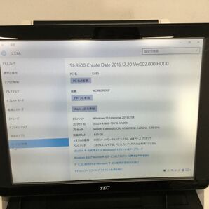 ●営SR079-140 TEC 東芝テック 事務コン JIM-com SJ-8500-R Windows10 現状品 ②の画像3