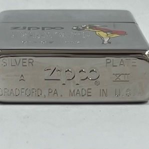 33697【WINDY】ZIPPO/ジッポーライター ウインディ SILVER PLATE A XⅡの画像3