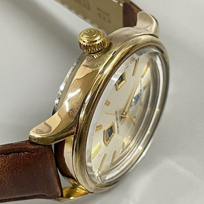 CITIZEN シチズン セブン SEOG 51302-C 金張りケース 23石 ヴィンテージ 手巻き 稼働 デイデイト パラウォーター メンズ 腕時計の画像6