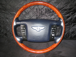 *2006 year Bentley Continental * flying spur ABA-BSBEB steering wheel wapa*