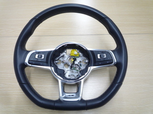 ●●VW　Volkswagen　ティグアン　Rライン　GenuineレザーSteering　　2210008●●