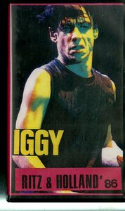 H00006302/VHSビデオ/Iggy Pop「Ritz＆Holland86」