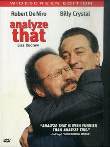 G00031296/DVD/ロバート・デ・ニーロ「analyze that」