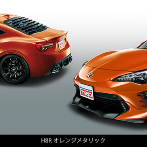 TRD 86/ZN6 左右サイドスカート セット塗装品  K1X（クリスタルホワイトパール） ～2021.9の画像4