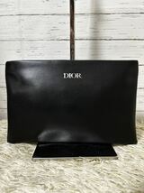 【新品 未使用】1円 DIOR ディオール セカンドバッグ ポーチ クラッチバッグ ビジネス 仕事 高級 レディース メンズ ブラック_画像2