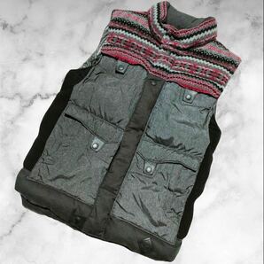 定価20万!!!頂点頂上!!!【モンクレール MONCLER】これ以上なし◎ 世界最高峰ニットダウンベスト ジレ AVENGER GILET ジャケット Mの画像1