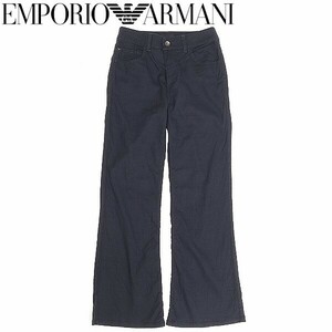 国内正規品◆EMPORIO ARMANI エンポリオ アルマーニ ストレッチ リネン フレア パンツ 24