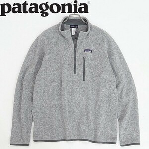 ◆patagonia パタゴニア 25521 ベター セーター ハーフジップ フリース プルオーバー グレー XL