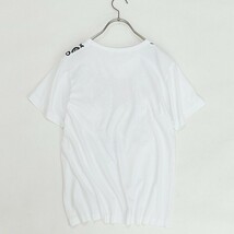 ◆COMME des GARCONS コムコム コムデギャルソン 手書きビジュープリント コットン 半袖 Tシャツ 白 ホワイト_画像2