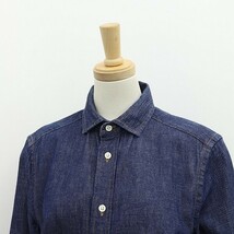 国内正規品◆POLO RALPH LAUREN ポロ ラルフローレン ベルテッド デニム フレア シャツ ワンピース インディゴ 4_画像3