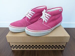 VANS 1回着用　チャッカ　ピンク　27cm