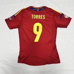 adidas アディダス サッカー UEFA EURO 2008 スペイン代表 ユニフォーム レプリカ フェルナンドトーレスの画像1