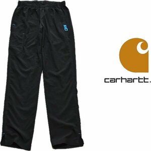 1 point thing * Carhartt FORCE nylon pants black cargo pants old clothes men's SM lady's OK American Casual 90s Street / sport USA work pants used 372265
