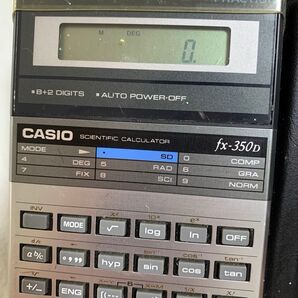 中古 CASIO FX-350D 通電のみ確認