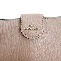 【極美品】COACH　二つ折り財布　6390　IMTAU　トープ_画像2