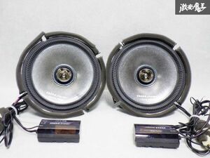 音出OK 保証付 ALPINE アルパイン DDLinear 2WAY コアキシャル スピーカー 17cm クロスオーバー ネットワーク付 DDL-RT17C セット 即納