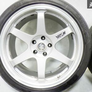 ●売り切り! RAYS VOLKRACING LE37 19インチ 8.5J +22 9.5J +22 PCD 114.3 5穴 ハブ径 約72mm ホイール 4本 レイズ ボルク Z33 Z34 TE37の画像3