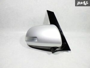 動作OK トヨタ純正 ACR50W ACR55W エスティマ ドアミラー サイドミラー 右 右側 運転席 電動格納 7ピン 1F7 シルバー MURAKAMI 8406