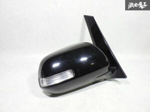 動作OK トヨタ純正 ACR50W ACR55W エスティマ ドアミラー サイドミラー 右 右側 運転席 電動格納 9ピン 202 ブラック MURAKAMI 8406