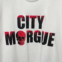 M 新品 Vlone x City Morgue バックロゴTシャツ カットソー 送料230円〜 ヴィローン シティモルグ Dogs Tee 未使用保管品 メンズ ホワイト_画像4