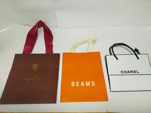 ★★AGETE、BEAMS、CHANEL紙袋★★