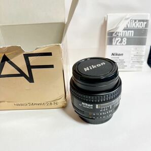 【美品】NIKON オールドレンズ AF nikkor 24mm f/2.8の画像1