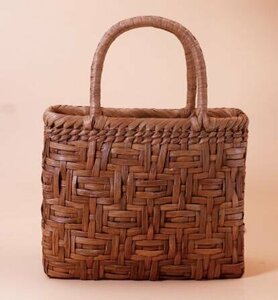  new goods * worker handmade superior article mountain .. basket bag hand-knitted mountain ... bag basket cane basket high class UP handbag 