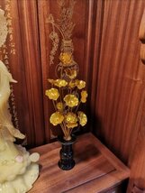 「密教 法具 寺院用仏具」　供養 常花 アルミ製　1対 　高さ：40CM_画像5