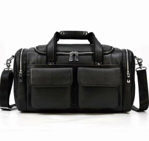  powerful recommendation * Boston bag original leather men's leather travel bag wild travel Bang machine inside bringing in Golf bag handbag bag ^ black 