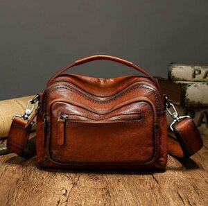  high quality tote bag original leather men's cow leather business bag leather bag high capacity commuting business trip lady's men's bag 