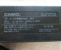 CASIO ACアダプター AD-K1281 DC12V 1.5A 中古_画像3