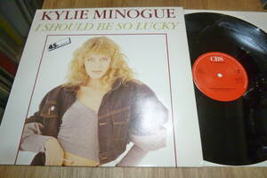 CBS盤 )) 12” KYLIE MINOGUE // I SHOULD BE SO LUCKY