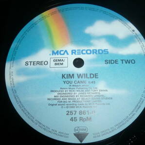  12” KIM WILDE // YOU CAME (2 ロング MIX 入り)の画像5