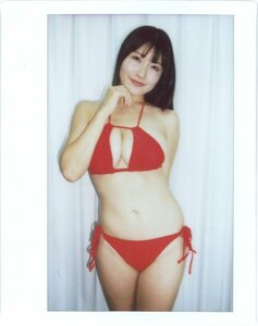 HIT'S/. pile .1of1 Event photographing wide Cheki ( red bikini / Sofmap / Akihabara ) 240411-866