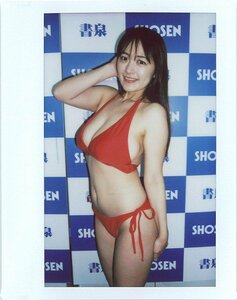 HIT'S/....2 Vol.2 1of1 Event photographing wide Cheki ( red bikini / paper Izumi grande / Shinbo-machi ) 240201-808