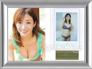 HIT'S/中島史恵2 Vol.2 水着チェキ入りSPフレームB　(紫ビキニ) ◆非売品 231120-817