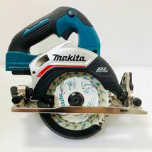 MAKITA マキタ HS474D 充電式丸ノコ マルノコ 丸鋸 丸のこ 125mm 切断工具 切断機 DIY 18V 青 ブルー_画像3