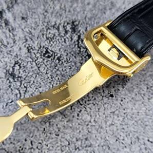 カルティエ マストタンク LM ブレゲ数字 590005 cal.690 Must de Cartier Tank Vermeilの画像6