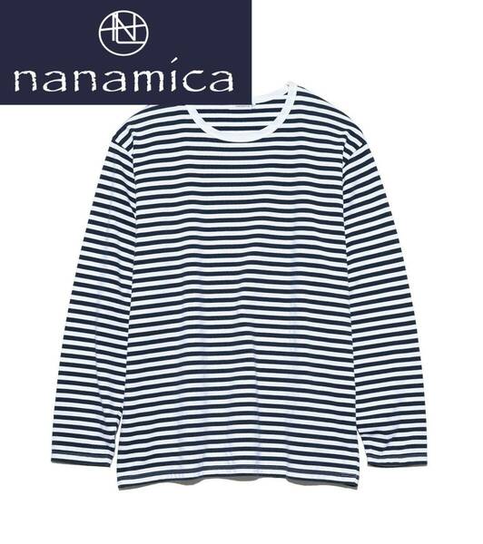nanamica COOLMAX Stripe Jersey L/S Tee 匿名配送