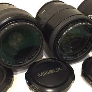 【CR-01】一眼カメラ レンズなど まとめ売り！MINOLTA a8700i フィルム一眼カメラ/MINOLTA ZOOMxi AF28-80レンズ など 動作未確認の画像7