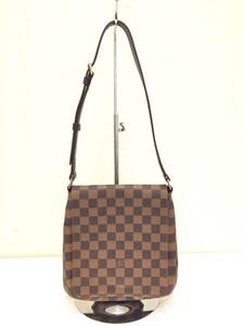 【中古・美品】LOUIS VUITTON ルイヴィトン ダミエ・エベヌ N51300 ミュゼット・サルサ ロング ワンショルダー ショルダーバッグ 