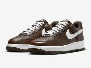 新品！NIKE AIR FORCE 1 LOW RETRO QS (US9.5 , 27.5cm) CHOCOLATE / WHITE ナイキ エアフォース1 レトロ チョコレート 茶 白 FD7039 200