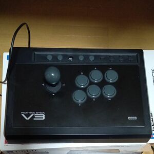 PS3 FIGHTING STICK V3 HP3-59【動作確認済み】 汚れ、使用感あり