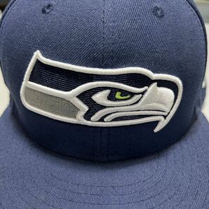 シアトル シーホークス ニューエラ キャップ NFL super bowl 58.7cm 小さめ Seahawks NEW ERAの画像1