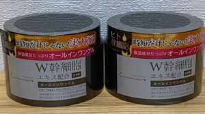 【新品】 ヒト 幹細胞 オールインワン 化粧水 美容液 乳液 クリーム パック 化粧下地 180g×2