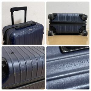 1円 ◎ RIMOWA リモワ スーツケース SALSA サルサ 32L TSAロック キャリーケース マルチホイール 4輪 マット ネイビー 810.52 機内持ち込みの画像5