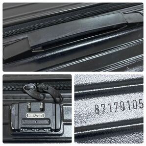 1円 ◎ RIMOWA リモワ スーツケース SALSA サルサ 82L Tキャリーケース マルチホイール 4輪 黒 ブラック 871.70 大容量サイズ 廃盤 旧ロゴの画像9