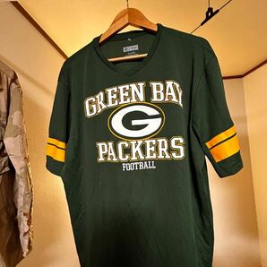 NFL PACKERS Tシャツ　古着　アメリカ　アメカジ　プレーシャツ　ユニフォーム　RODGERS アメフト　フットボール